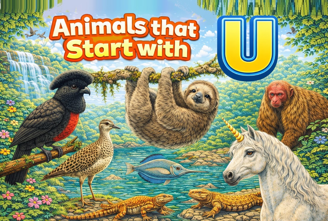 Animals Starting with U