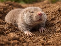Zokor – Burrowing rodent from Asia that lives entirely underground.